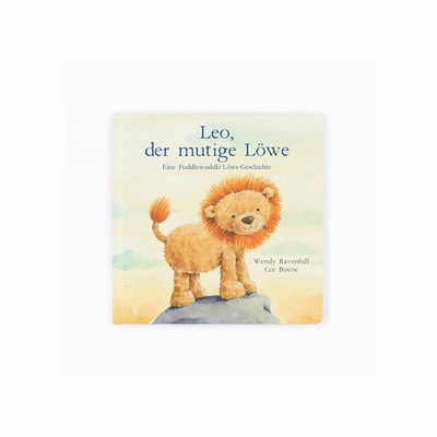 Jellycat Leo, Der Mutige Lowe Buch and Fuddlewuddle Lion Medium New Zealand | DRIJL9615